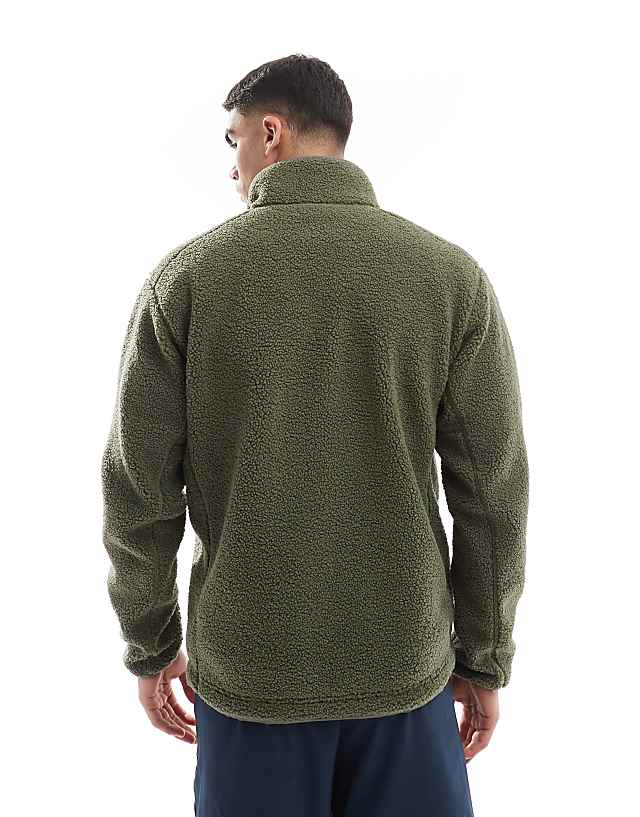 Adidas Terrex Unisex Teddy Fleece In Khaki