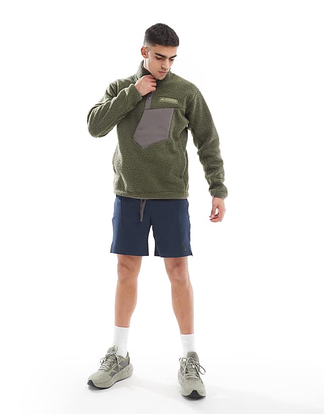 Adidas Terrex Unisex Teddy Fleece In Khaki