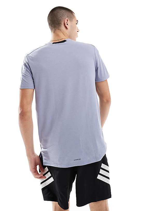 Adidas Training D4T T-shirt In Violet