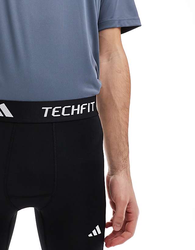 Adidas Training Tech Fit Leggings In Black