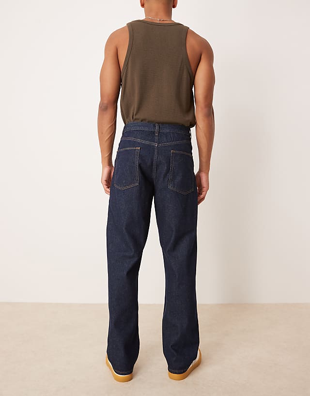 ASOS DESIGN Baggy Jeans In Indigo