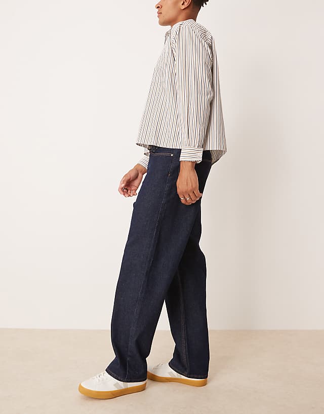 ASOS DESIGN Baggy Jeans In Indigo