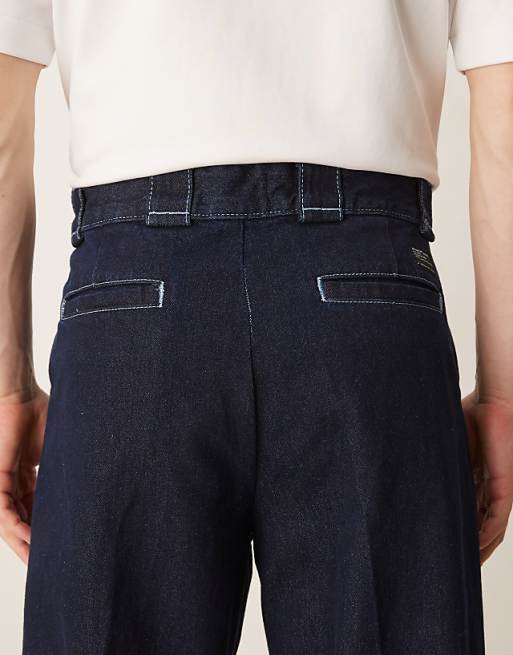 ASOS DESIGN Baggy Workpant Jeans In Raw Wash
