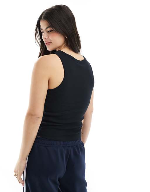 ASOS DESIGN Bra Detail Vest Tops In Black