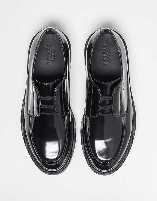 ASOS DESIGN Lace Up Shoes In Black