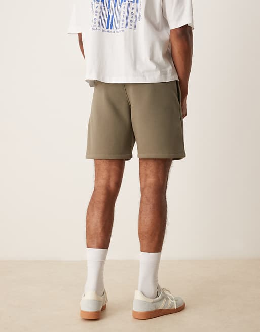 ASOS DESIGN Mid-length Short In Khaki