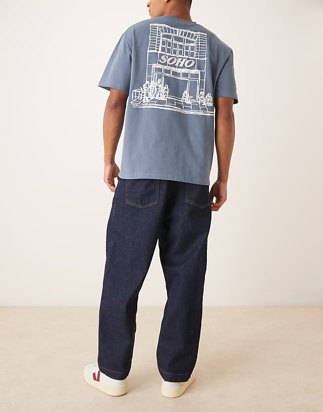 ASOS DESIGN Relaxed Tapered Jeans In Raw Wash