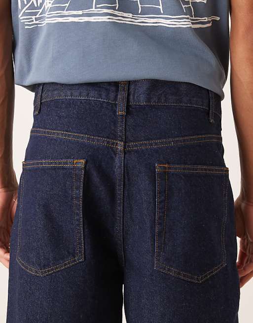 ASOS DESIGN Relaxed Tapered Jeans In Raw Wash