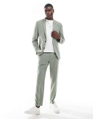 ASOS DESIGN Sage Green Suit In Slim Fit