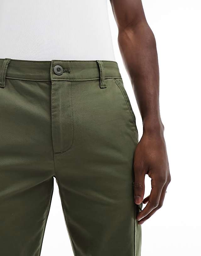 ASOS DESIGN Skinny Cargo Trousers In Khaki