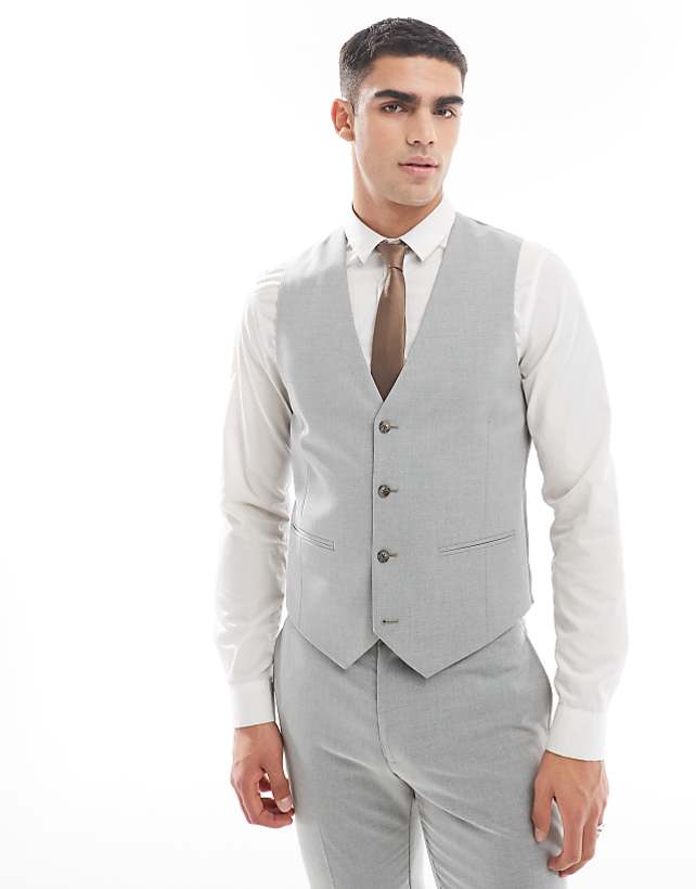 ASOS DESIGN Skinny Fit Suit In Grey