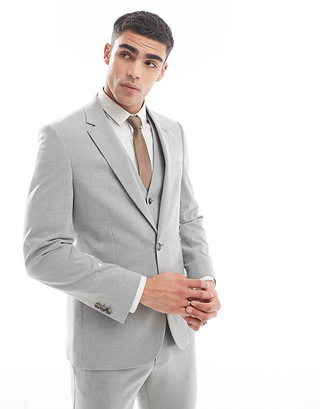 ASOS DESIGN Skinny Fit Suit In Grey