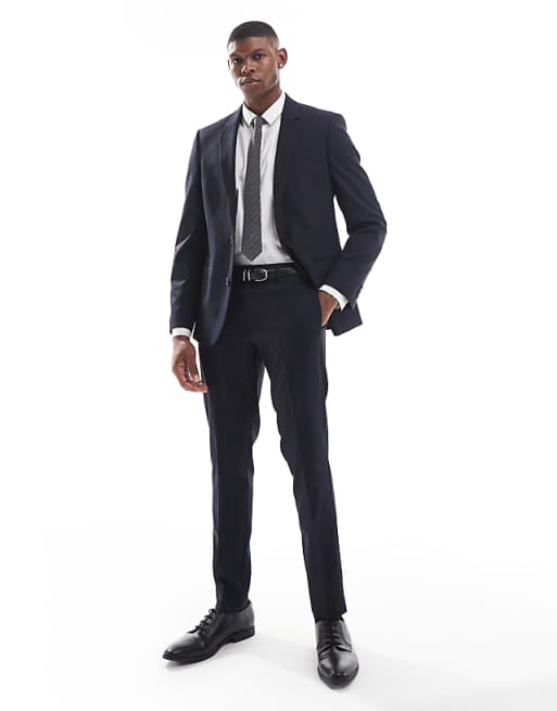 ASOS DESIGN Skinny Fit Suit In Navy