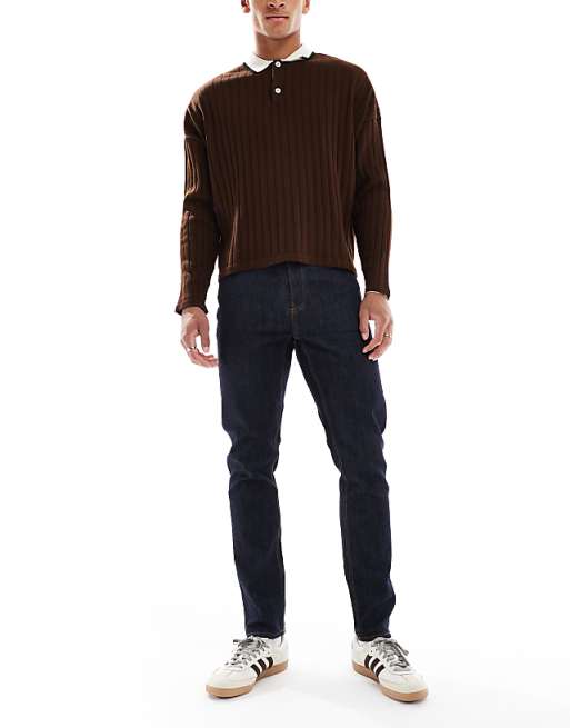 ASOS DESIGN skinny jeans in indigo