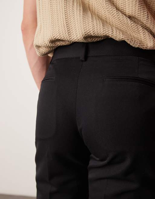 ASOS DESIGN Smart Slim Fit Trousers In Black