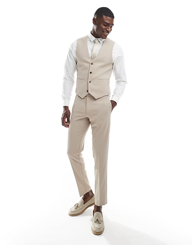 ASOS DESIGN Stone Suit In Skinny Fit
