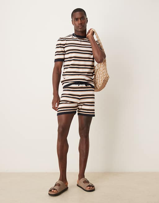 ASOS DESIGN stripe knitted co ord