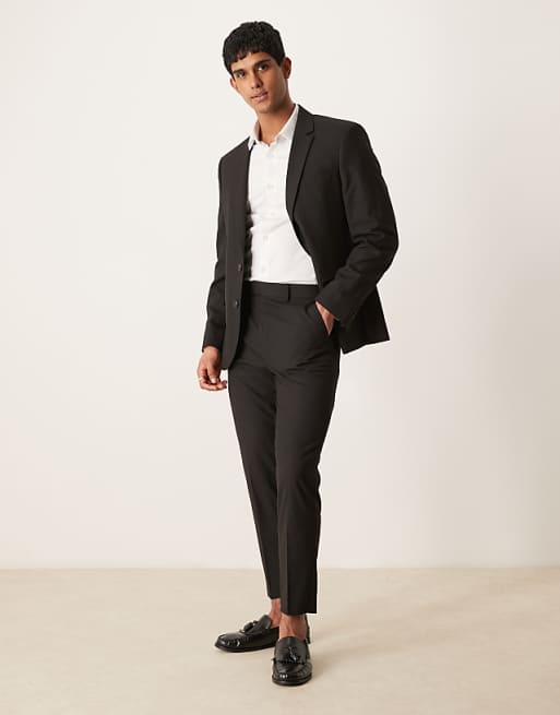 ASOS DESIGN Suit Black Slim Fit