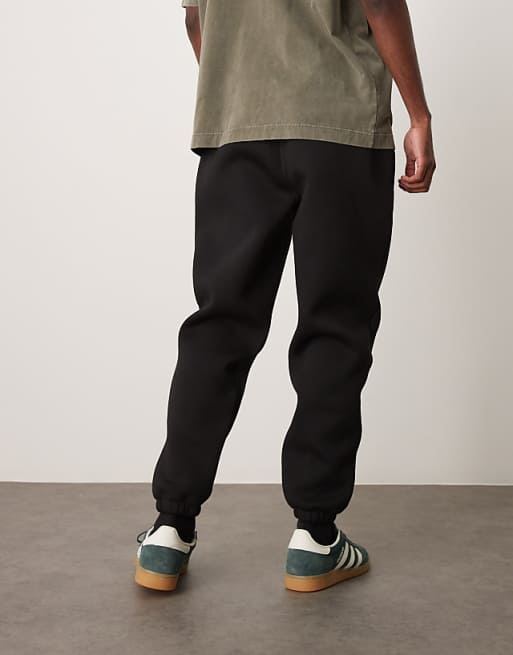 ASOS DESIGN Tapered Scuba Jogger In Black