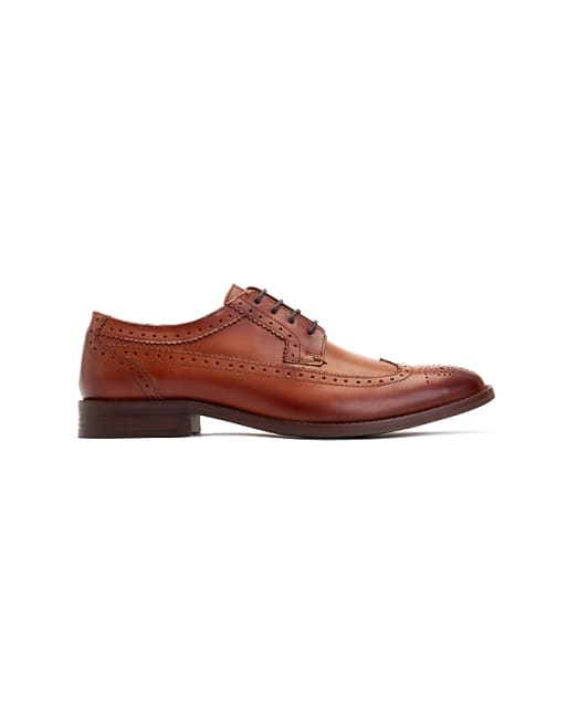 Base London Twain Brogue In Tan