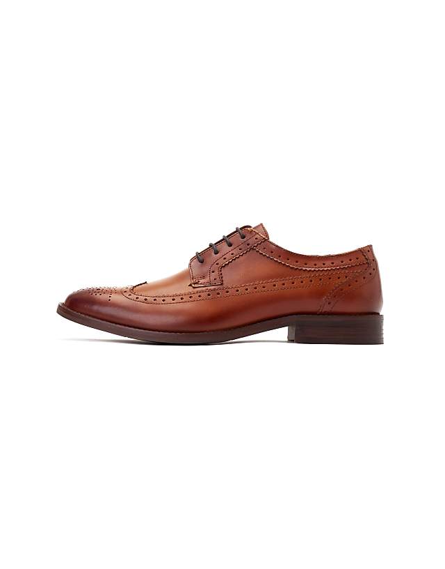 Base London Twain Brogue In Tan