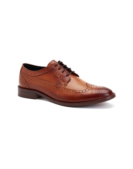 Base London Twain Brogue In Tan