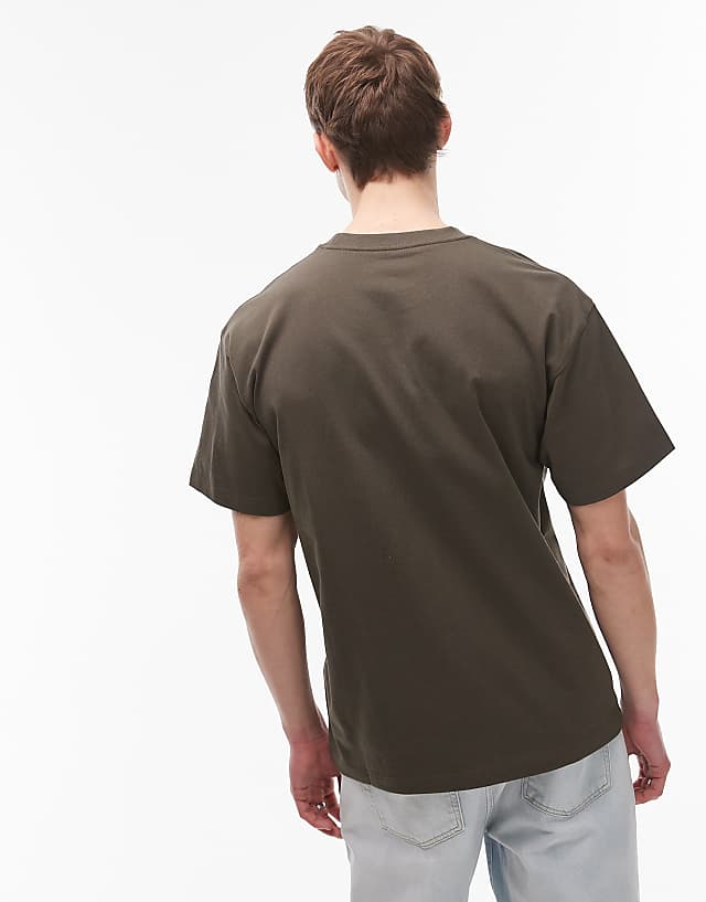 Carhartt WIP Big Time T-shirt In Dark Grey