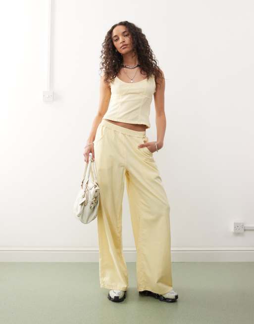 COLLUSION Linen Look Co Ord