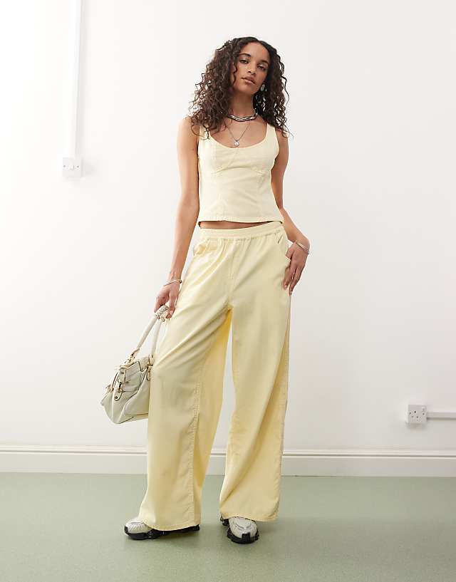 COLLUSION linen look co ord