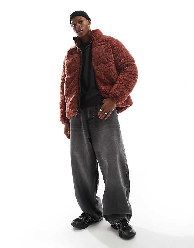 Columbia Puffect III Jacket In Burgundy