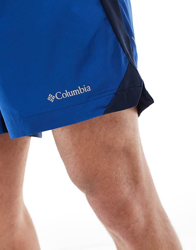 Columbia Three Pitch Short In Blue