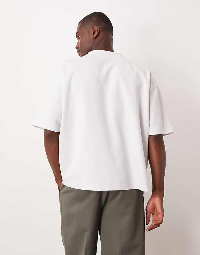 ASOS DESIGN BreatheMAX™ Heavyweight Oversized Boxy T-shirt In White