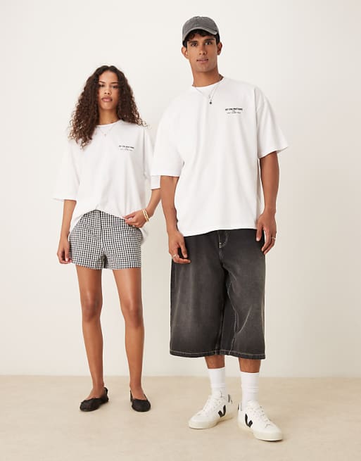 ASOS DESIGN Disney Oversized T-shirt With Dalmatians Print In White