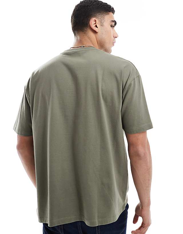 ASOS DESIGN Essential Oversized T-shirt In Khaki