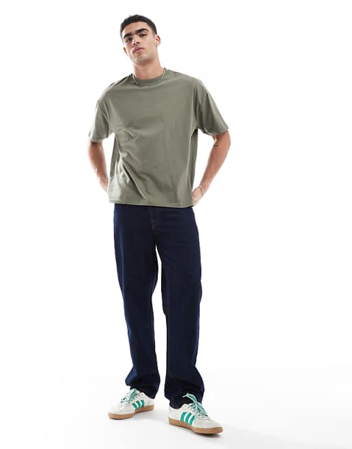 ASOS DESIGN Essential Oversized T-shirt In Khaki