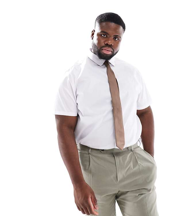 ASOS DESIGN Formal Easy Iron Regular Shirt In White
