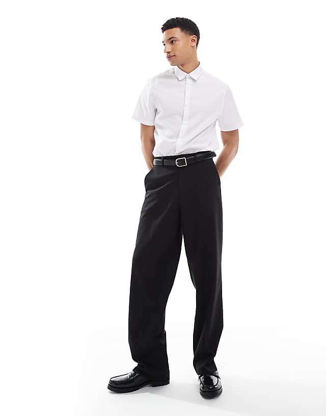 ASOS DESIGN Formal Easy Iron Regular Shirt In White