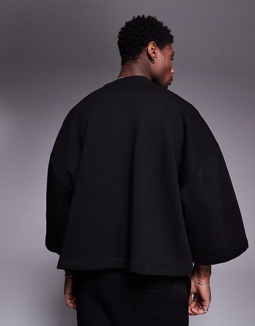 ASOS DESIGN Oversized Co-ord Sweatshirt T-shirt In Black