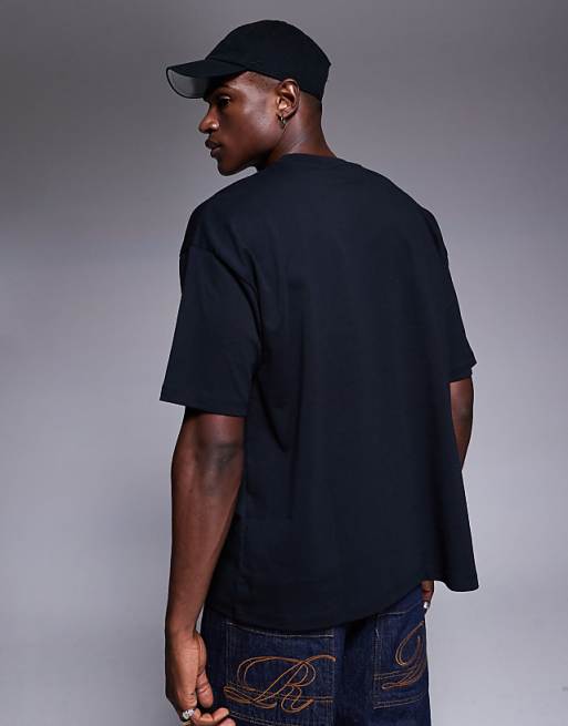 ASOS DESIGN Oversized T-shirt With Sports Graphic In Black