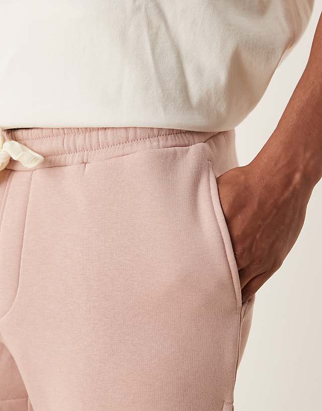 ASOS DESIGN Shorter Length Short In Light Pink