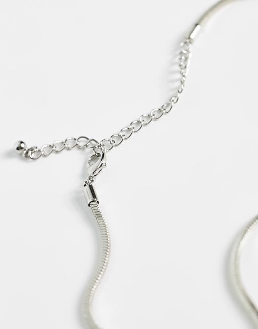Faded Future Silver Neck Chain