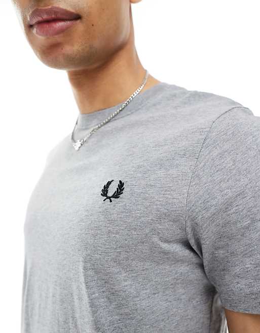 Fred Perry Crew Neck T-shirt In Grey