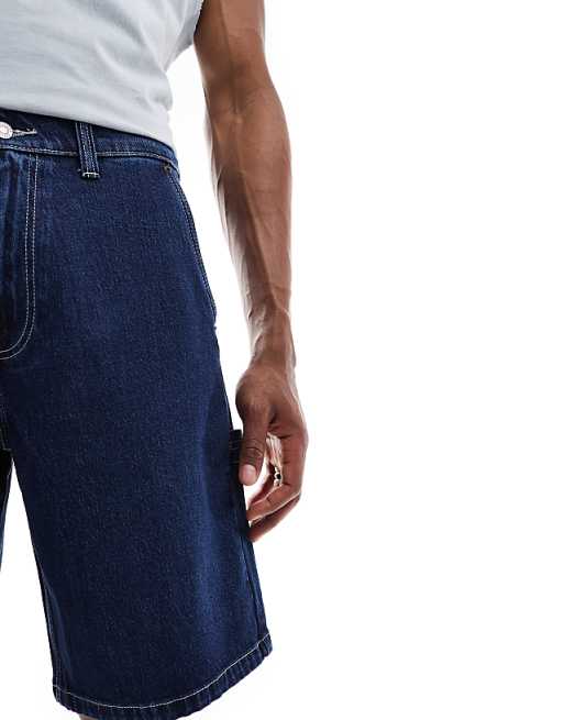 Hollister Baggy Jort In Dark Blue