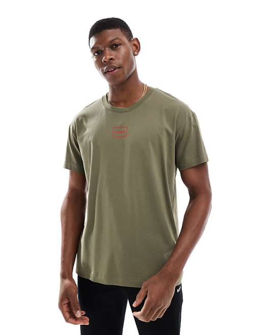 HUGO Bodywear laze t-shirt in green