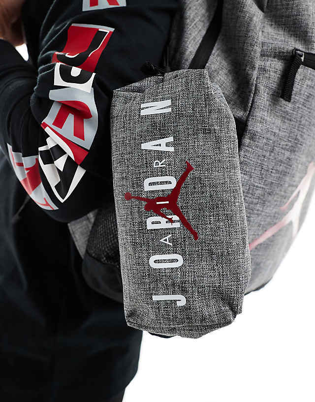 Jordan Air Backpack With Pencil Case In Grey