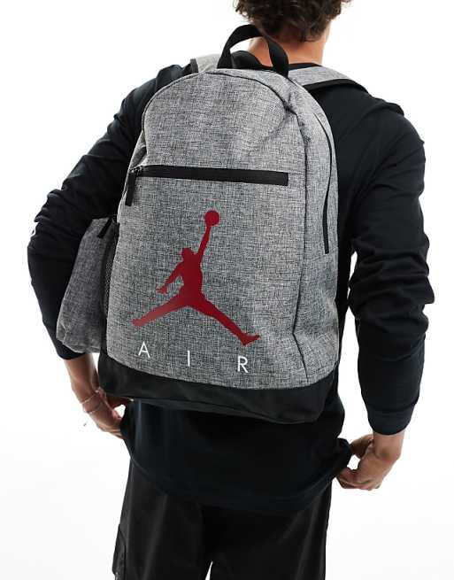 Jordan Air Backpack With Pencil Case In Grey