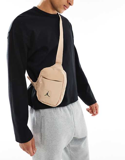 Jordan Crossbody Hip Bag In Beige