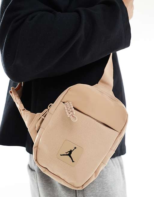 Jordan Crossbody Hip Bag In Beige