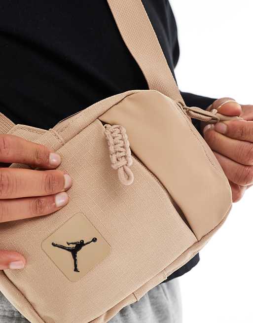 Jordan Crossbody Hip Bag In Beige