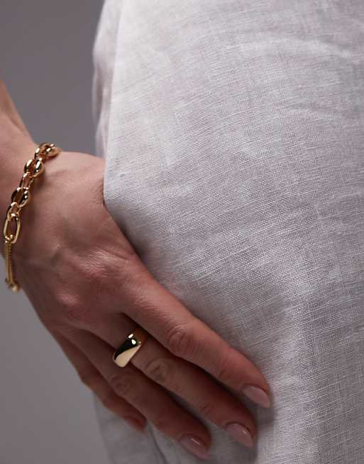 Mango Linen Tailored Trouser In White